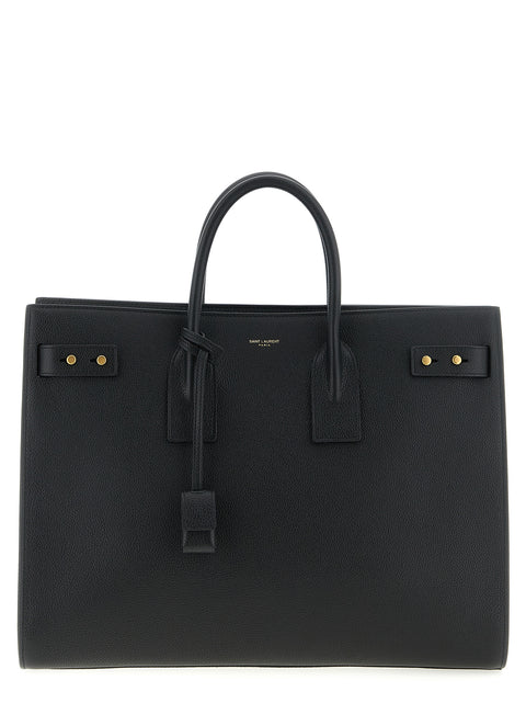 Leather Sac De Jour Handbag for Everyday Use