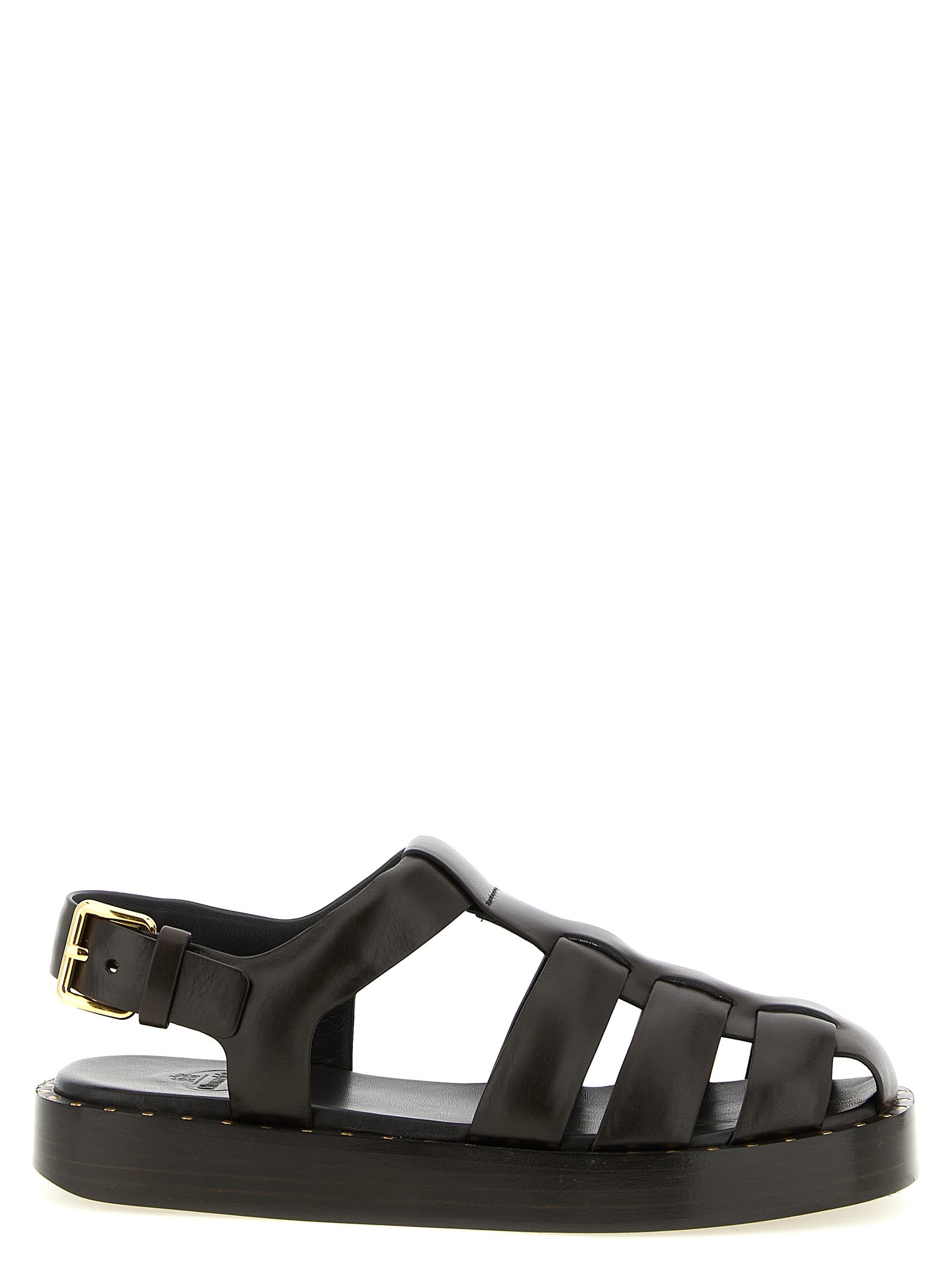 Leather Sandals with Comfortable Insole for Everyday Wear