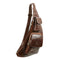 Leather Sling Bag Crossbody Bag - the Monk-Cross Body Bag-Time Resistance-Brown-Urbanheer