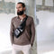 Leather Sling Bag Crossbody Bag - the Monk-Cross Body Bag-Time Resistance-Brown-Urbanheer