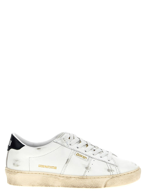 Leather Sneakers with Comfort Rubber Sole