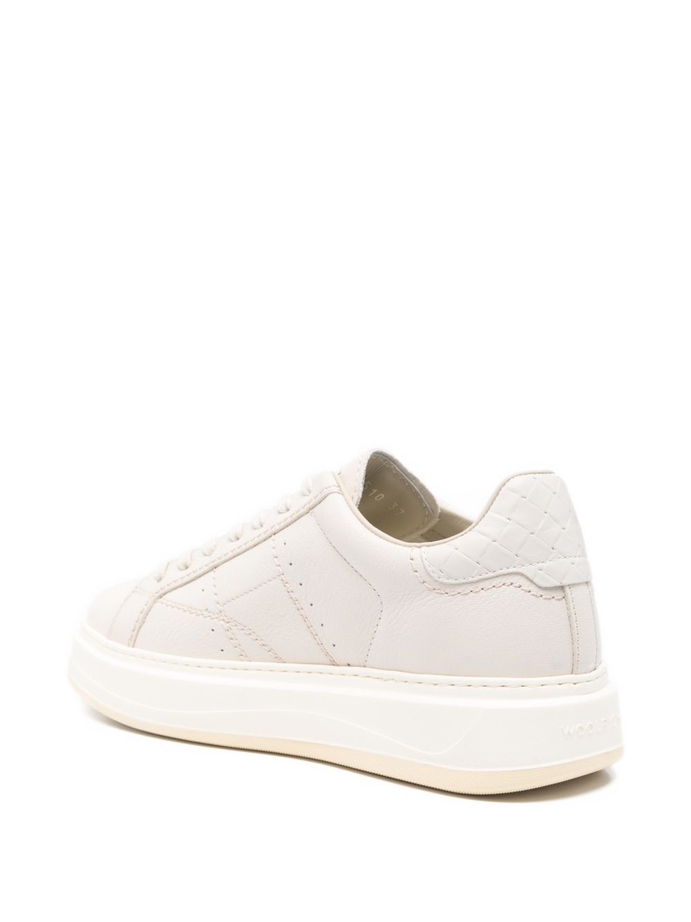 Leather Sneakers with Rubber Sole for Comfort