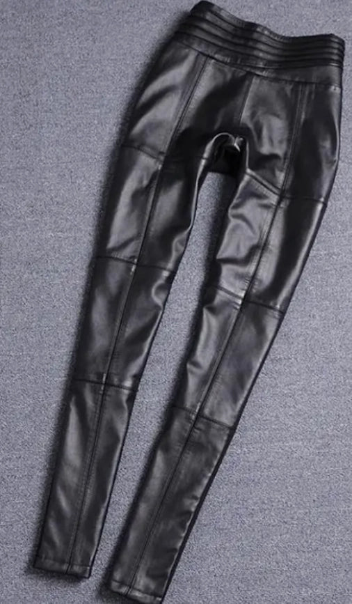 Leather Stretch Legging-Legging-Luxe & Leather by Madonna & Co-S-Urbanheer