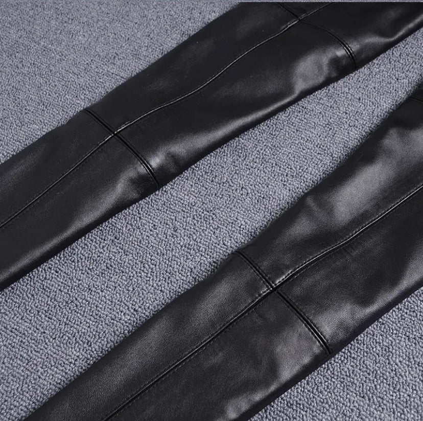 Leather Stretch Legging-Legging-Luxe & Leather by Madonna & Co-S-Urbanheer