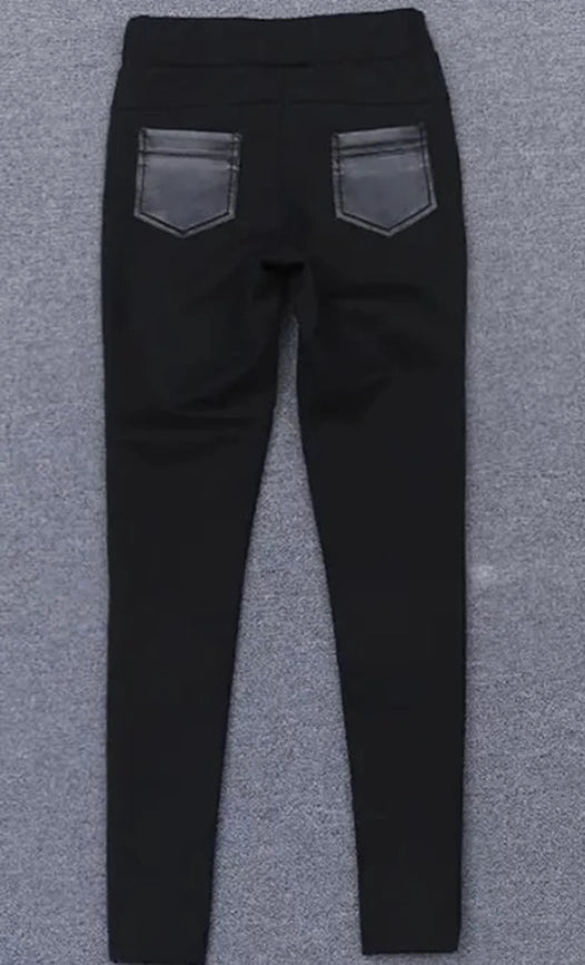 Leather Stretch Legging-Legging-Luxe & Leather by Madonna & Co-S-Urbanheer