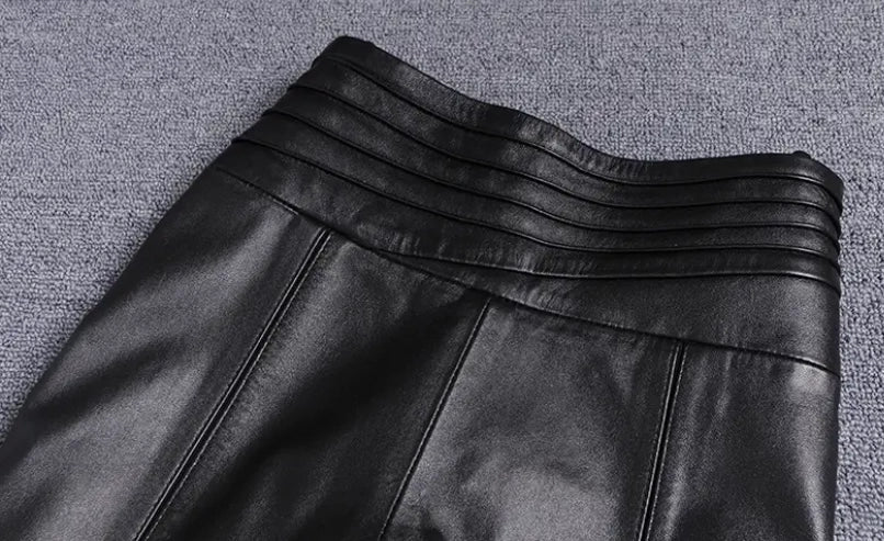 Leather Stretch Legging-Legging-Luxe & Leather by Madonna & Co-S-Urbanheer