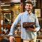 Leather Toiletry Bag - Four Past Midnight Brown-Toiletry Bag-Time Resistance-Brown-Urbanheer