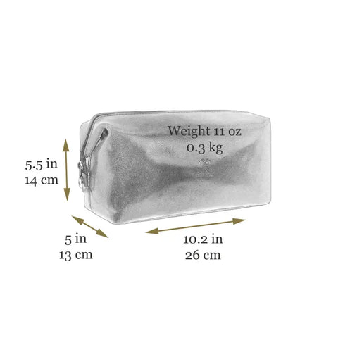 Leather Toiletry Bag - Four Past Midnight Green-Toiletry Bag-Time Resistance-Green-Urbanheer