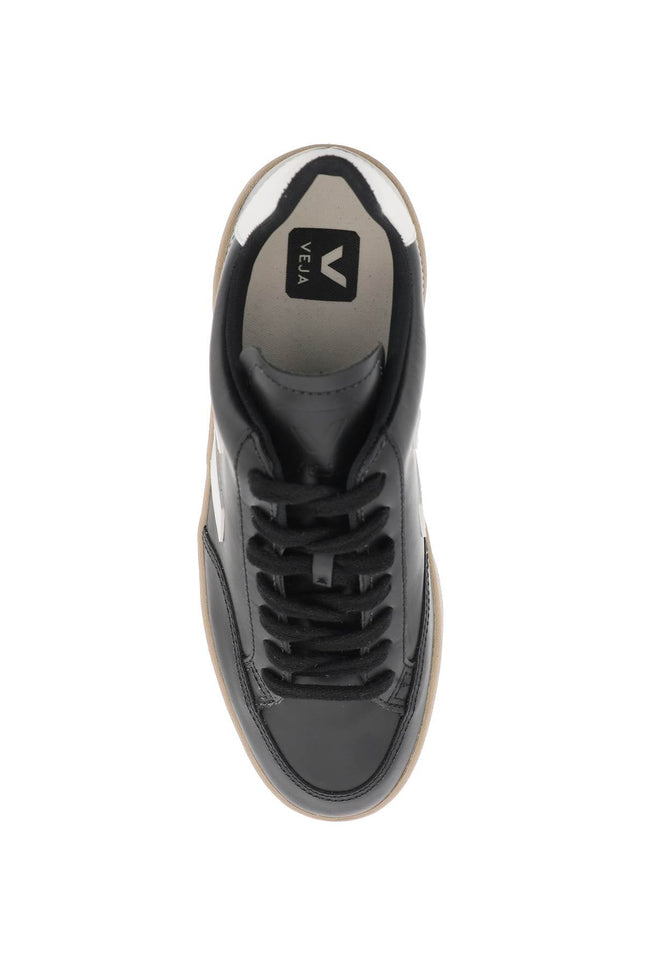 Leather V-12 Sneakers