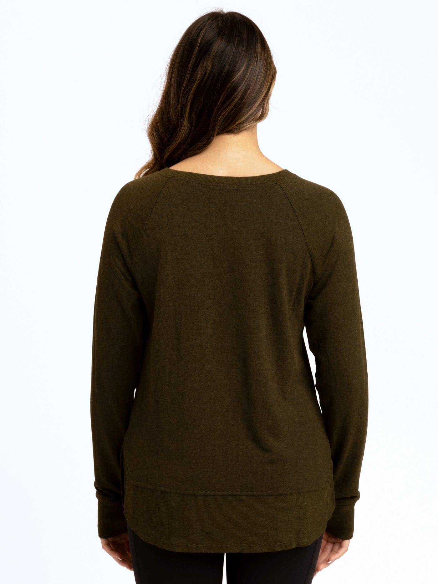 Leelu Feather Fleece Raglan Pullover
