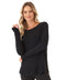 Leelu Feather Fleece Raglan Pullover