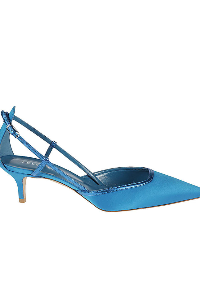 Lella Baldi With Heel Blue-women > shoes > high heel-Lella Baldi-Urbanheer