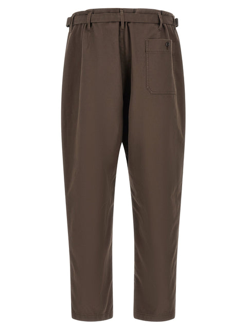 Lemaire Brown Tapered Pants