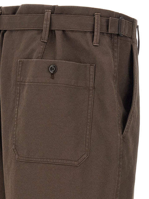 Lemaire Brown Tapered Pants