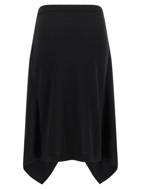 Lemaire Button Asymmetrical Skirt