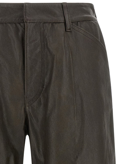 Lemaire Leather Bermuda Shorts