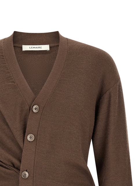 Lemaire Relaxed Twisted Cardigan