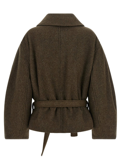 Lemaire Short Wrap Coat