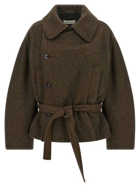Lemaire Short Wrap Coat