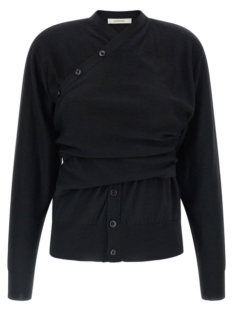 Lemaire Trompe Loeil Construction Cardigan