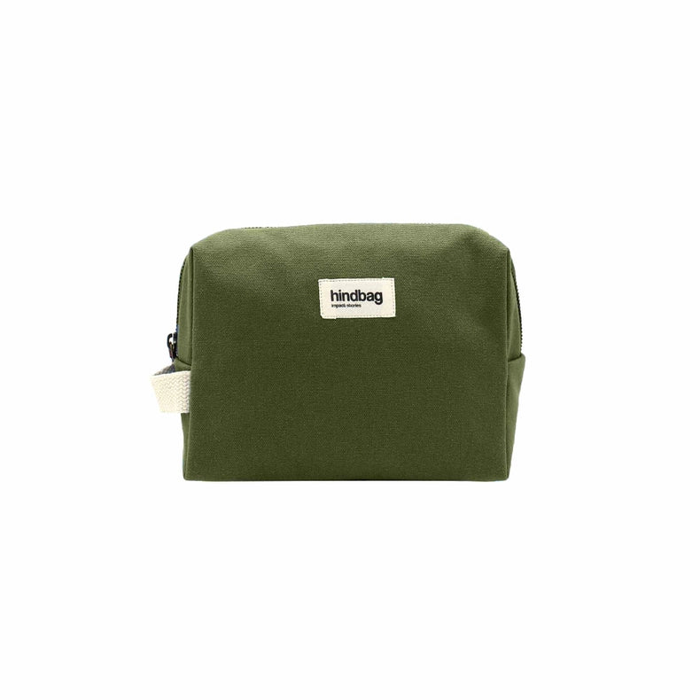 Leon Toiletry Bag - 14 Colors - Autumn/Winter-Toiletry Bag-Hindbag-W 22 x H 16 x D 8 cm-Olive-Urbanheer