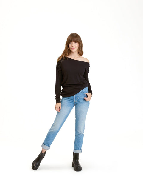 Leoni Feather Rib Long Sleeve