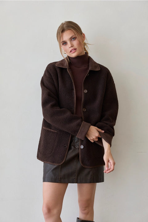 Leonora Teddy Shearling Jacket
