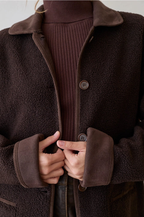 Leonora Teddy Shearling Jacket