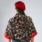 Leopard 3/4 Sleeves Shirt with Red Details-Shirt-Q2-S-Brown-Urbanheer