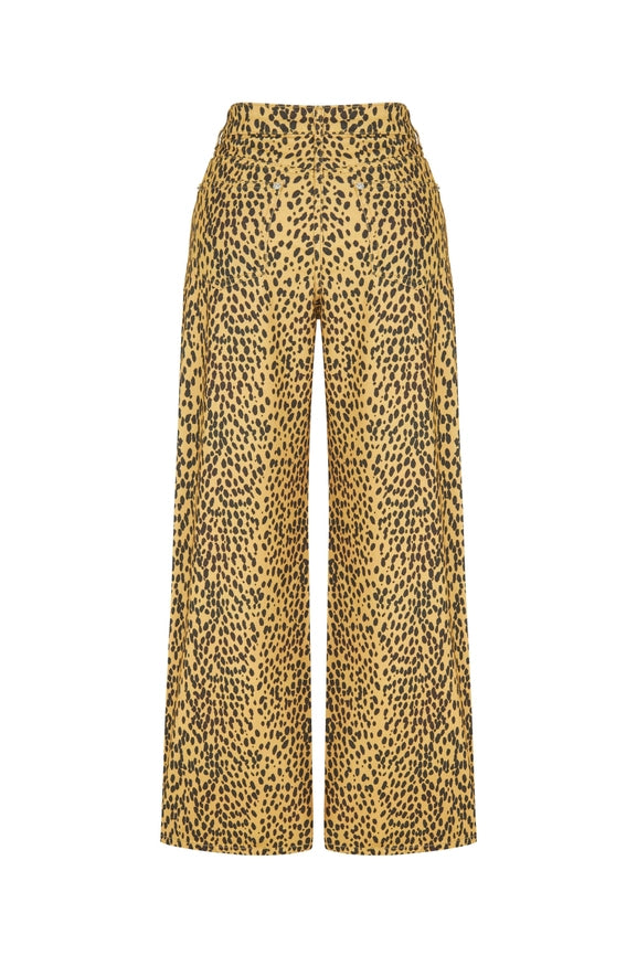 Leopard Print Jeans-Jeans-NOCTURNE-XS-Multi-colored-Urbanheer