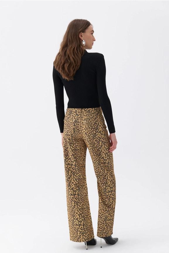 Leopard Print Jeans-Jeans-NOCTURNE-XS-Multi-colored-Urbanheer