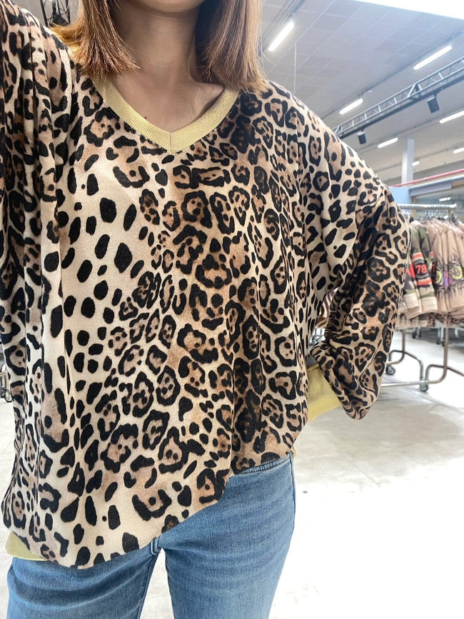 Leopard/Tiger Print Sweater-Sweater-Sole-ONE SIZE-LEOPARD-Urbanheer