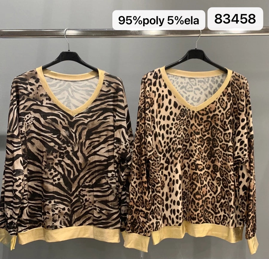 Leopard/Tiger Print Sweater-Sweater-Sole-ONE SIZE-TIGER-Urbanheer