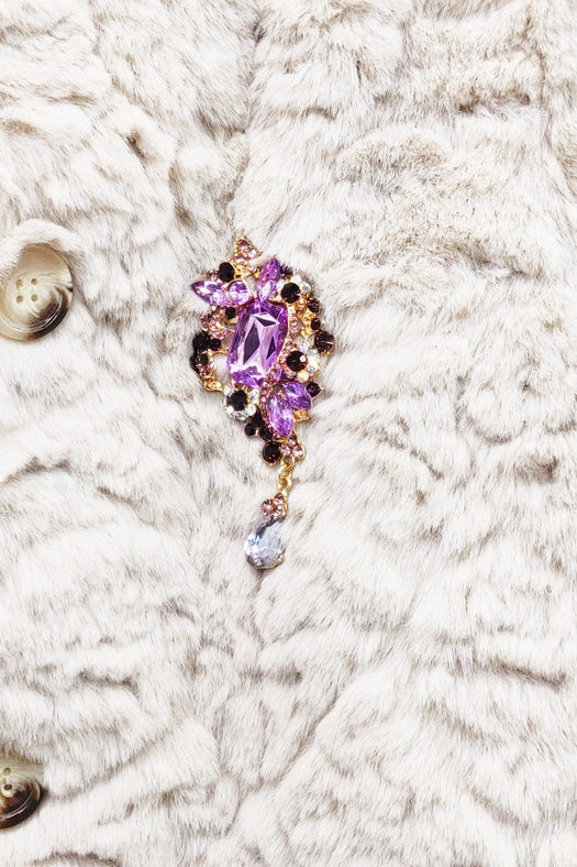 Lezly Fur Jacket-Jacket-Aratta-L-Pearl-Urbanheer