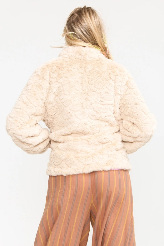 Lezly Fur Jacket-Jacket-Aratta-L-Pearl-Urbanheer