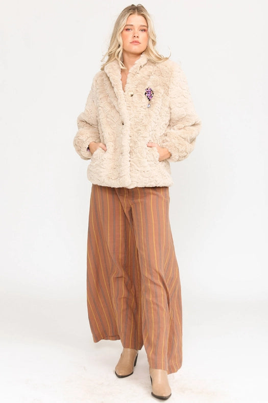 Lezly Fur Jacket-Jacket-Aratta-L-Pearl-Urbanheer