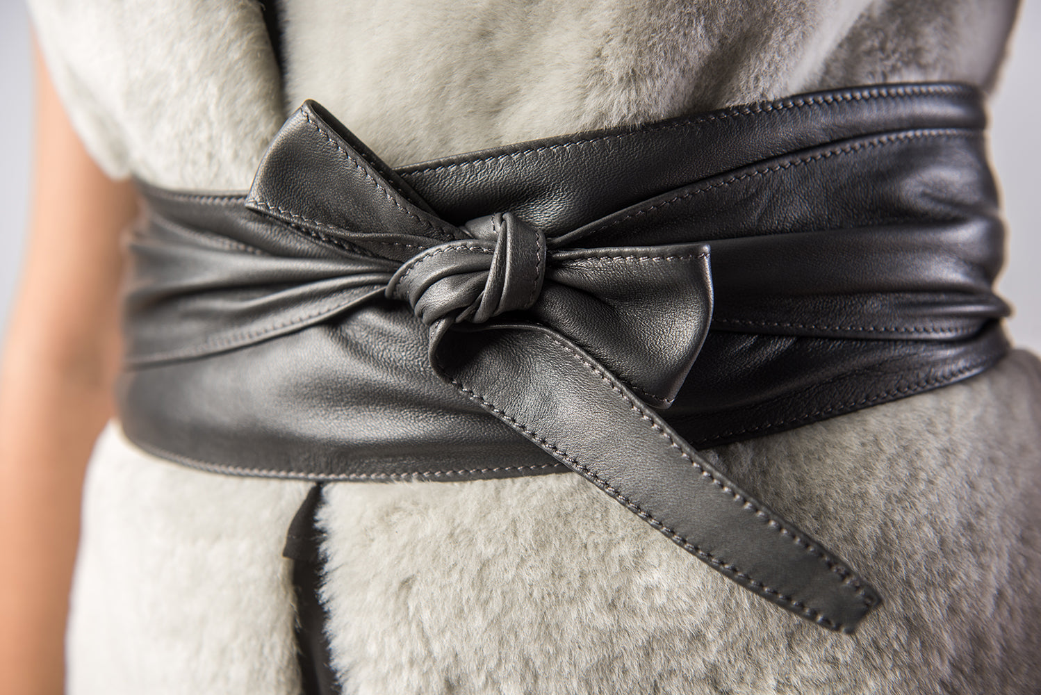 Light Gray Reversible Natural Nappa Sheepskin Fur Vest-Fur Vests & Gilets-Buy Me Fur Ltd-Gray-S-Genuine Merino Shearling Fur-Urbanheer