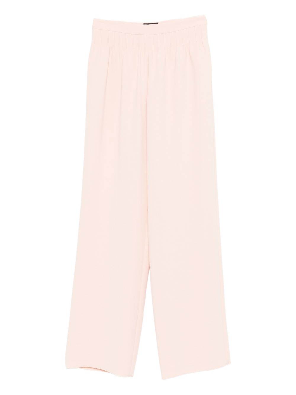 Light Pink Elasticated Wide Leg Trousers for Comfort