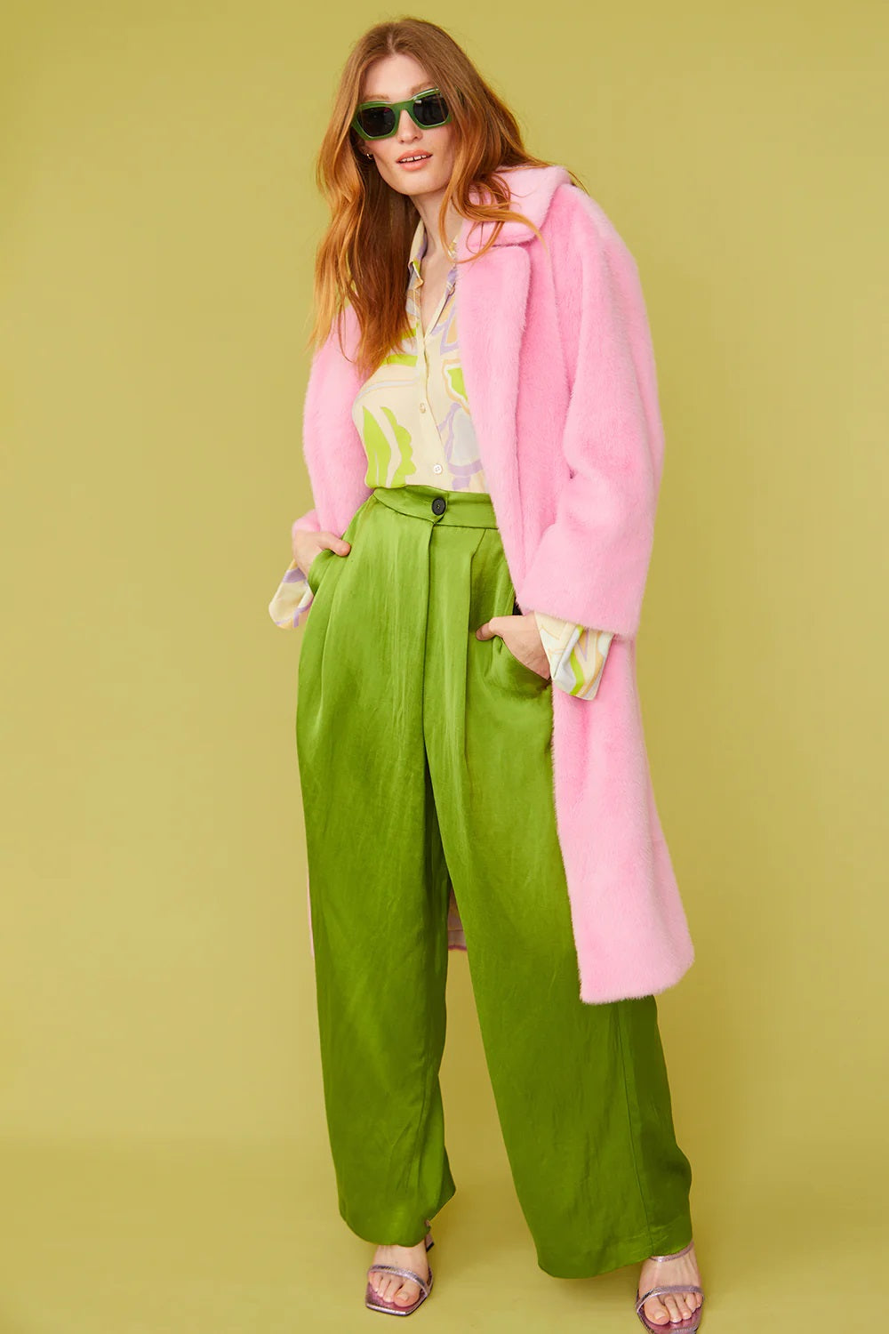 Light Pink Faux Fur Duchess Maxi Coat-Faux Fur Coats-Buy Me Fur Ltd-L-XL-Light Pink-Faux Fur-Urbanheer