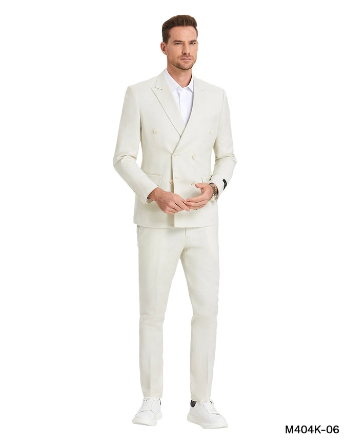 Light Weight Linen Suits, 2-PC Skinny Fit,Ivory-Suits-Suits America-34R/28W-ivory-Urbanheer