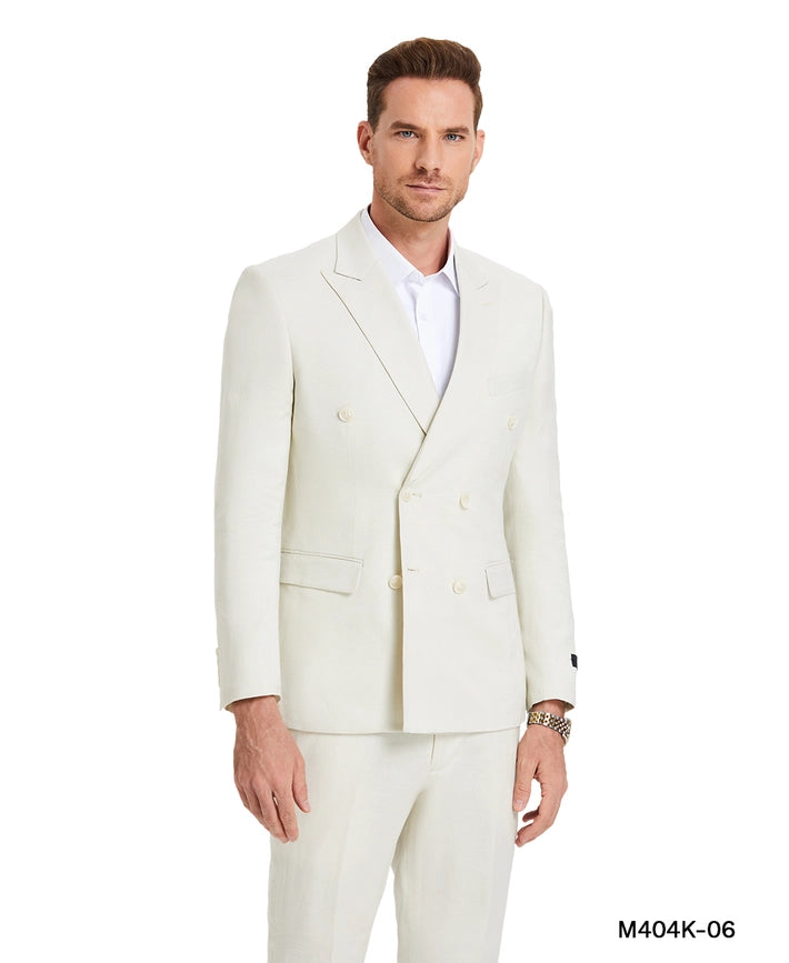 Light Weight Linen Suits, 2-PC Skinny Fit,Ivory-Suits-Suits America-34R/28W-Ivory-Urbanheer
