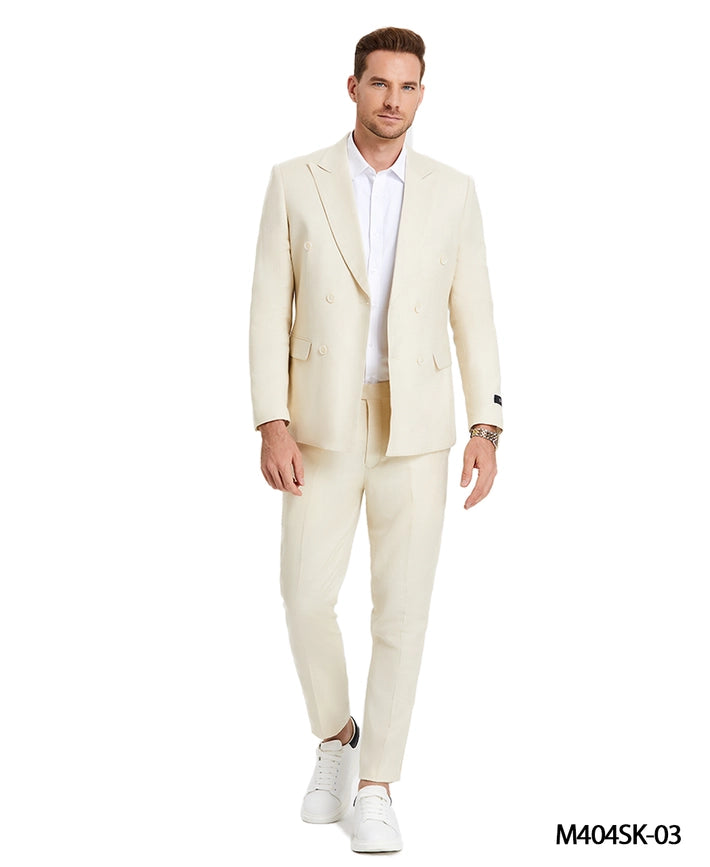 Light Weight Linen Suits, 2-PC Skinny Fit,Tan-Suits-Suits America-34R/28W-Tan-Urbanheer