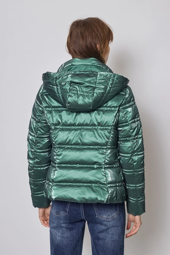 Light and Shiny Down Jacket with hood UNRIPE-Puffer Jackets-Frime-S-UNRIPE-Urbanheer