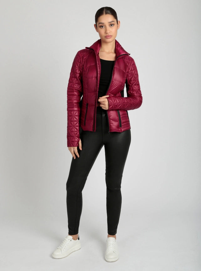 Lightweight Down Filled Packable Puffer Jls/Nb Burgundy-Puffer Jacket-Blanc Noir-XS-Burgundy (LL)-Urbanheer