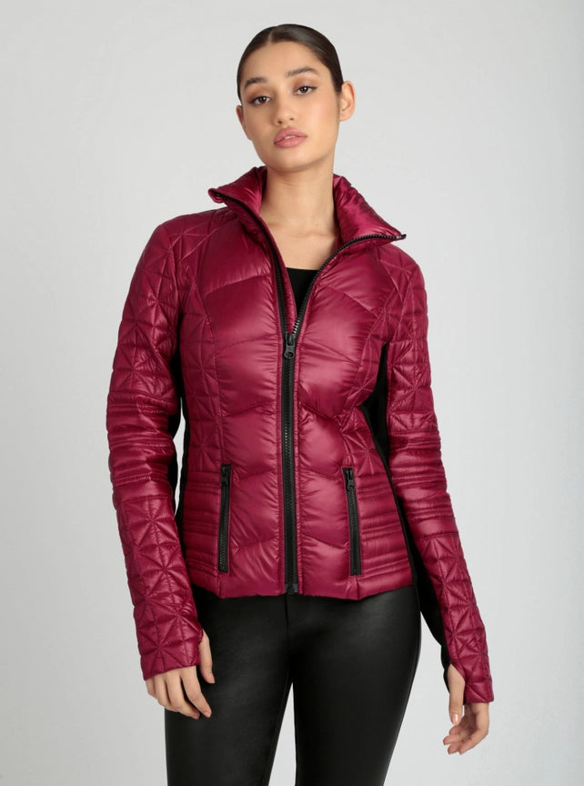 Lightweight Down Filled Packable Puffer Jls/Nb Burgundy-Puffer Jacket-Blanc Noir-XS-Burgundy (LL)-Urbanheer