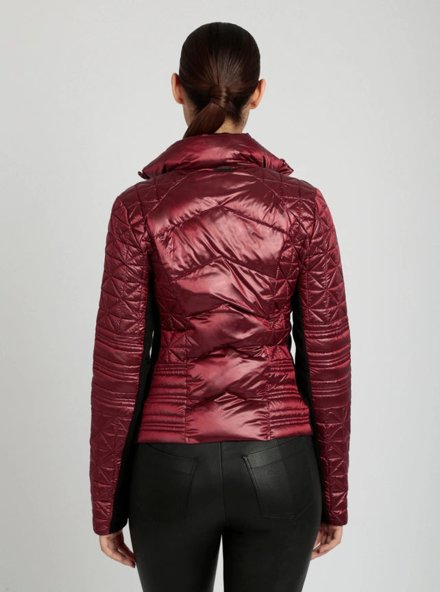 Lightweight Down Filled Packable Puffer Jls/Nb Wine-Puffer Jacket-Blanc Noir-XS-Wine (F2)-Urbanheer