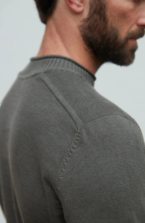 Lightweight Organic Cotton Linen Saddle Shoulder Jumper