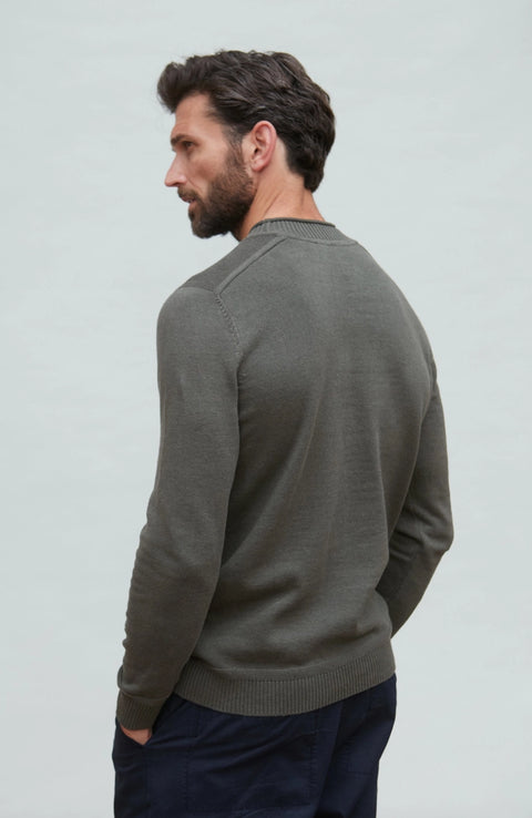 Lightweight Organic Cotton Linen Saddle Shoulder Jumper