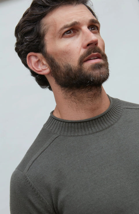 Lightweight Organic Cotton Linen Saddle Shoulder Jumper