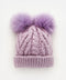 Lilac Fluffer Beanie Hat Baby & Kids.